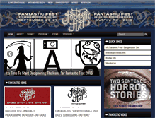 Tablet Screenshot of fantasticfest.com